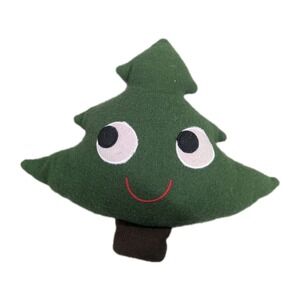 Land Of Nod Christmas Tree 10" Plush Very Good Felt Material Cute Retro Gift